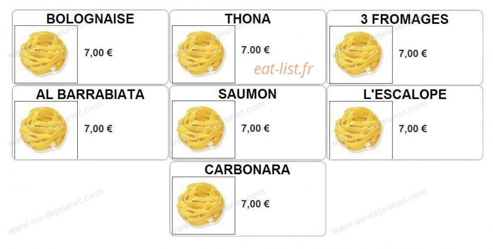 Dolce pizza — carte page 3