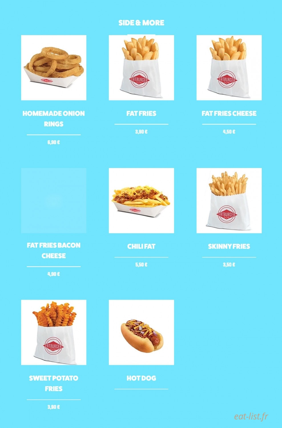 Fatburger — carte page 3