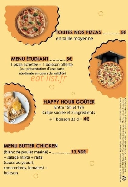 Food Station — carte page 5