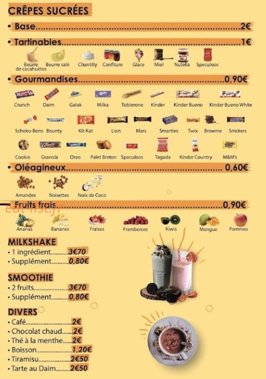 Food Station — carte page 6