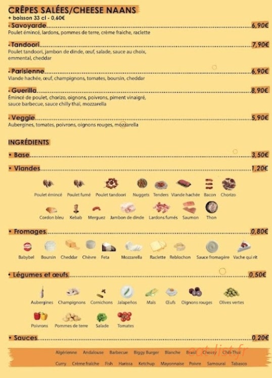 Food Station — carte page 4