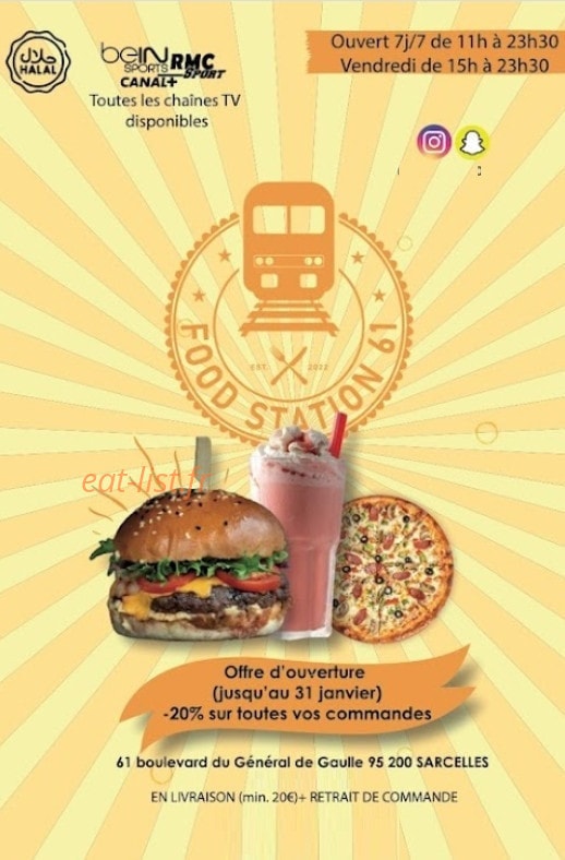 Food Station — carte page 1