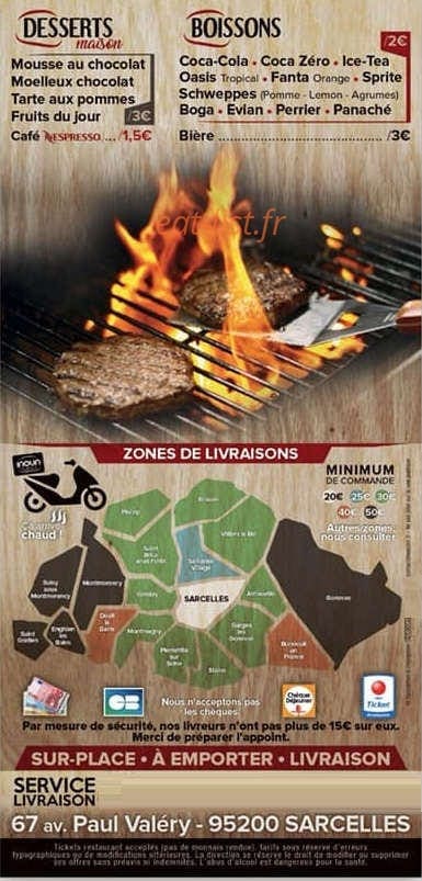 Inoun Burger — carte page 2