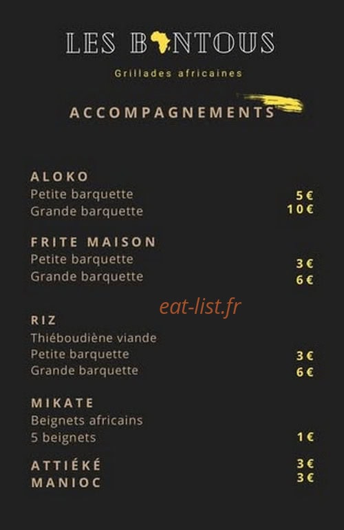 Les bantous — carte page 1