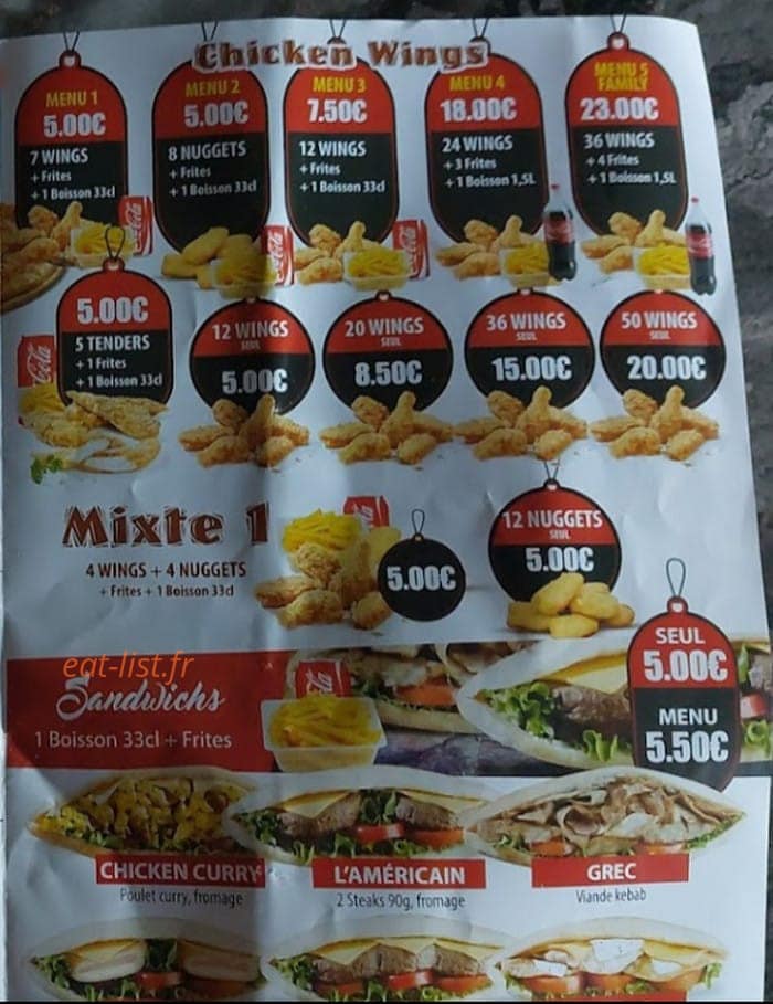 Ma Pizza — carte page 4