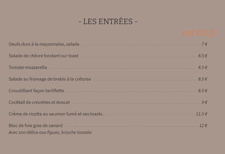 O'clos — carte page 1