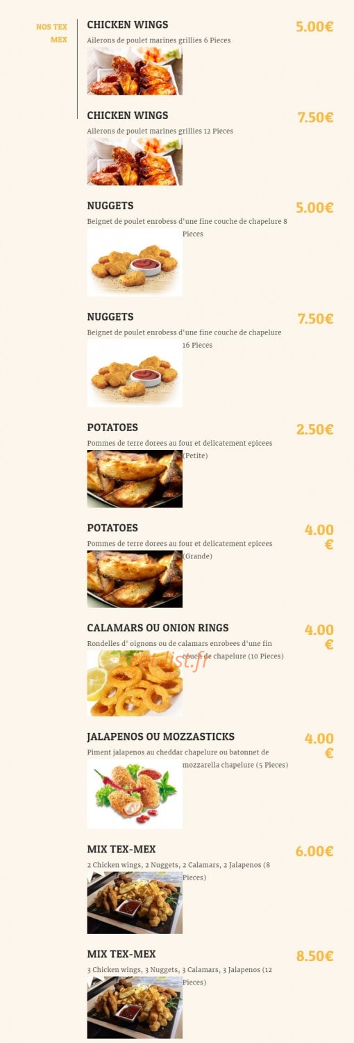 Pizza Place — carte page 2
