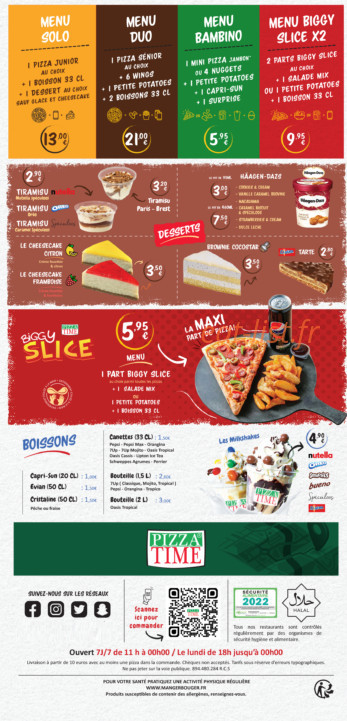 Pizza Time — carte page 6