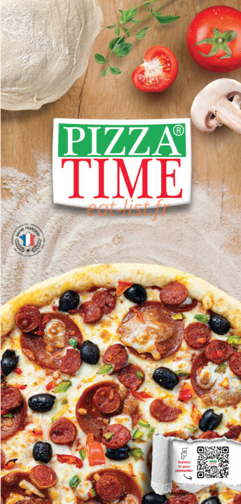 Pizza Time — carte page 1