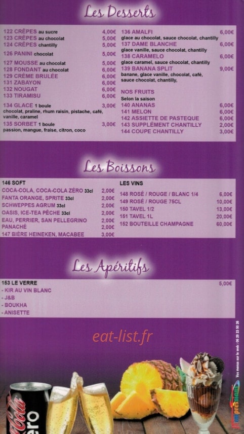 Pizza Tova — carte page 5