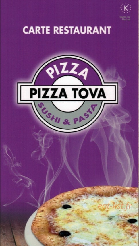 Pizza Tova — carte page 1