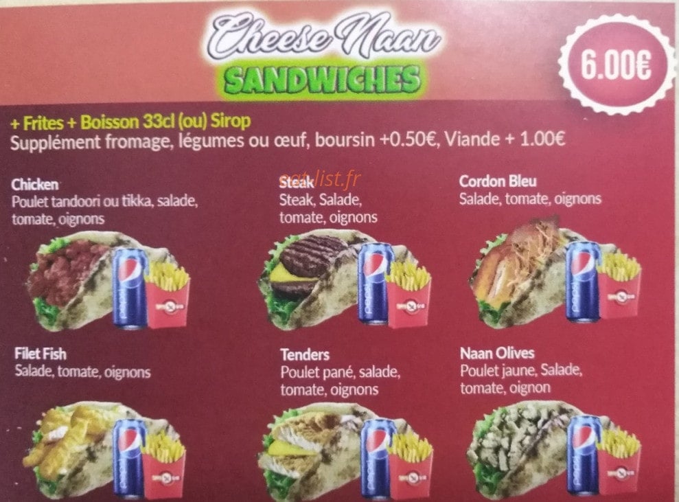 Spicy Grill — carte page 2