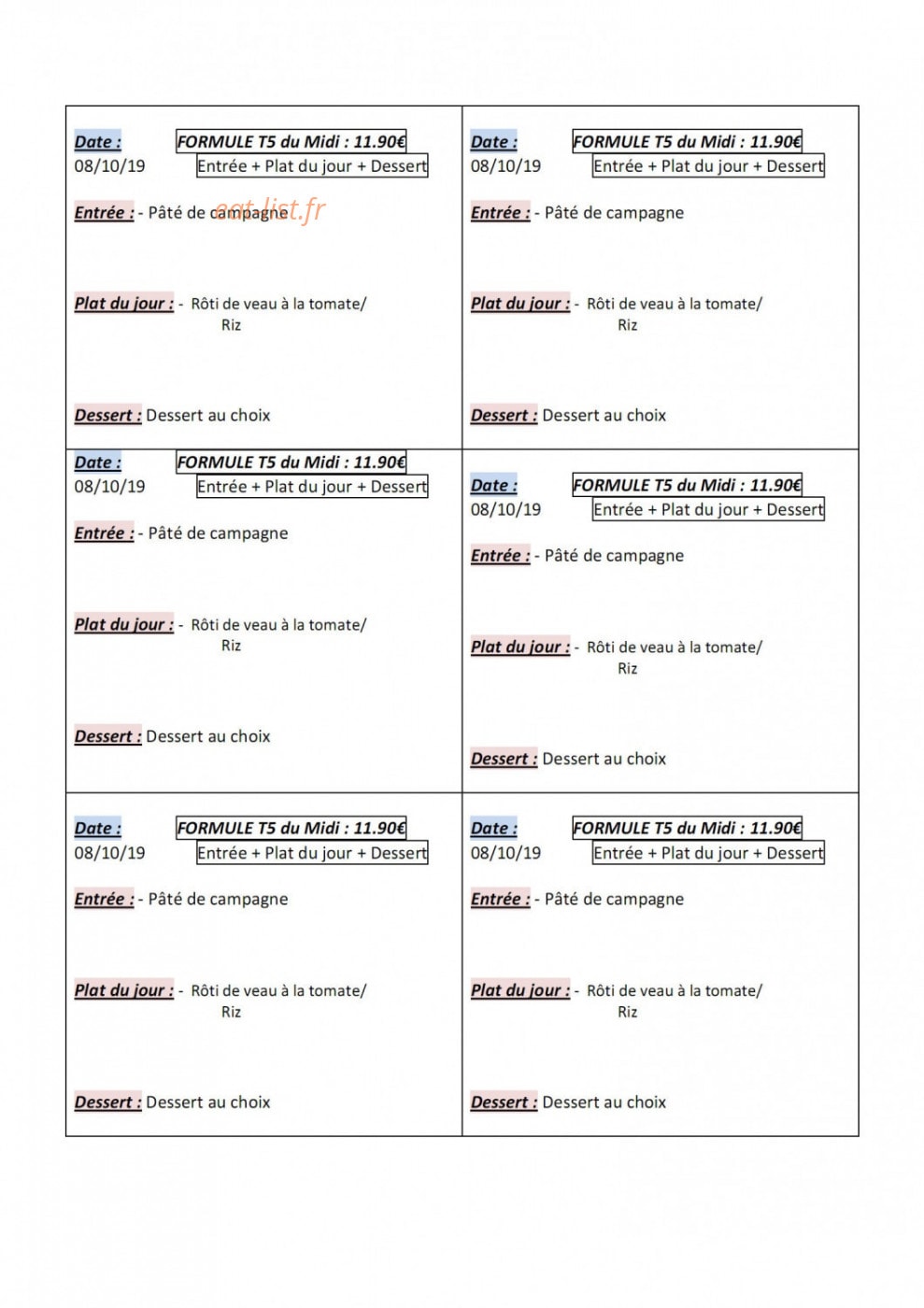 T5 — carte page 1