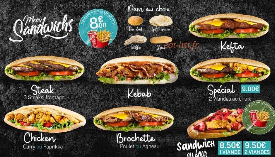 Cook'time — carte page 3