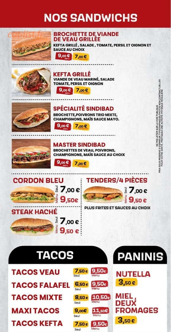 Sindibad — carte page 3