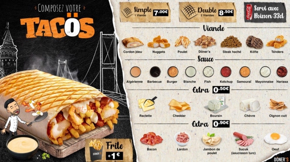 Döner's — carte page 5