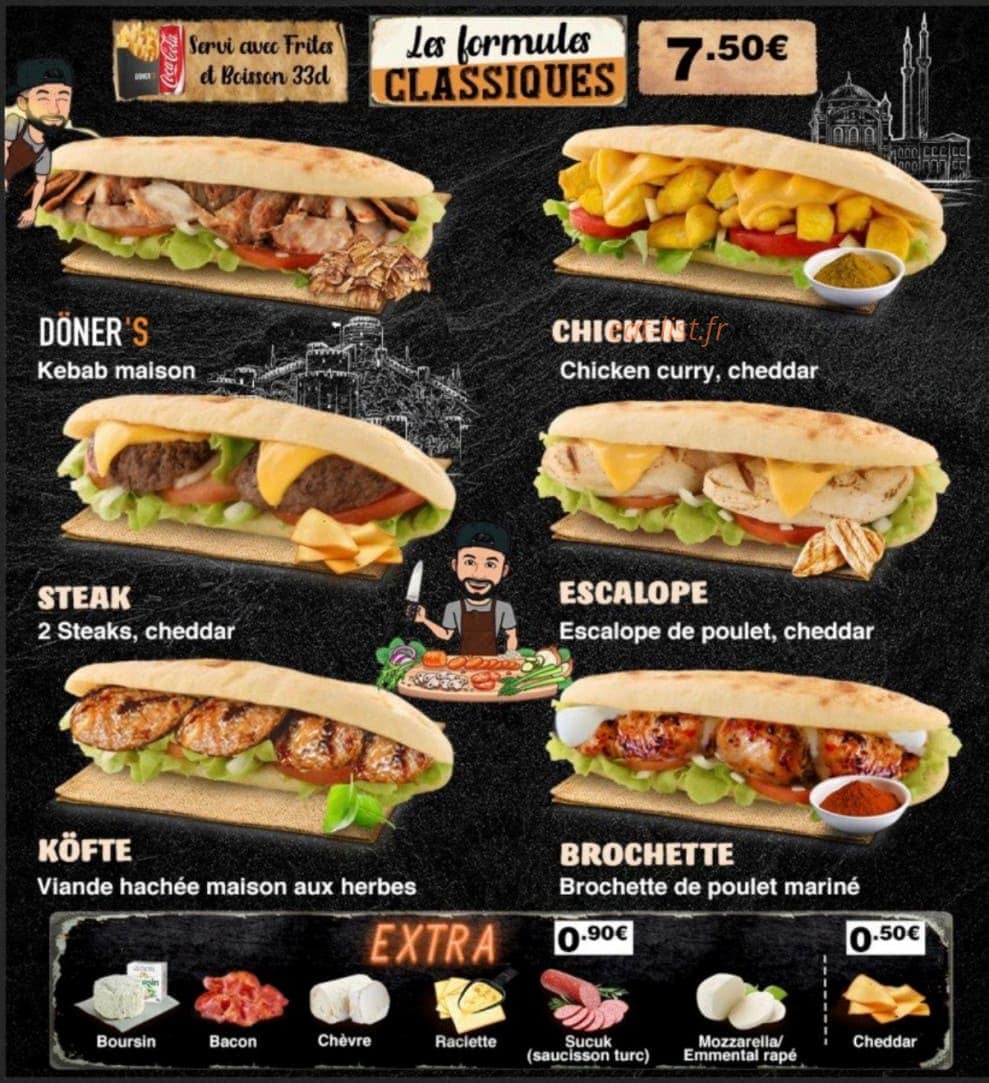 Döner's — carte page 3