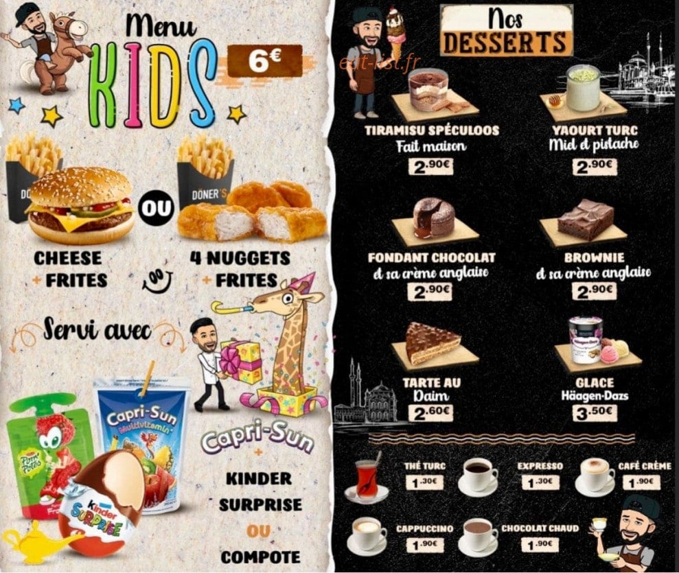 Döner's — carte page 11