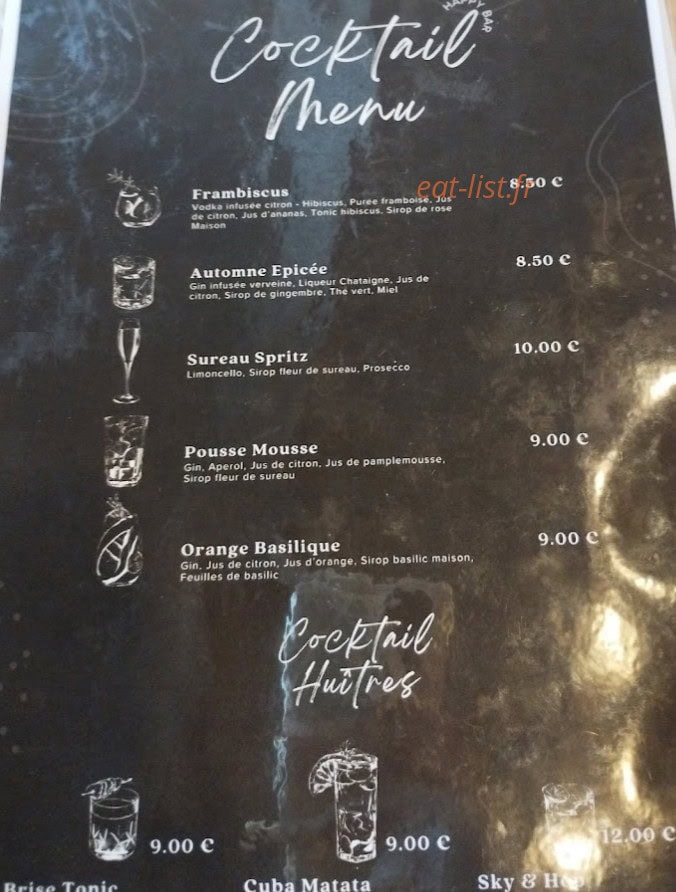 Halle & Hop — carte page 2
