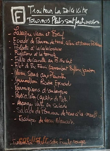 La Dolce Vita — carte page 2