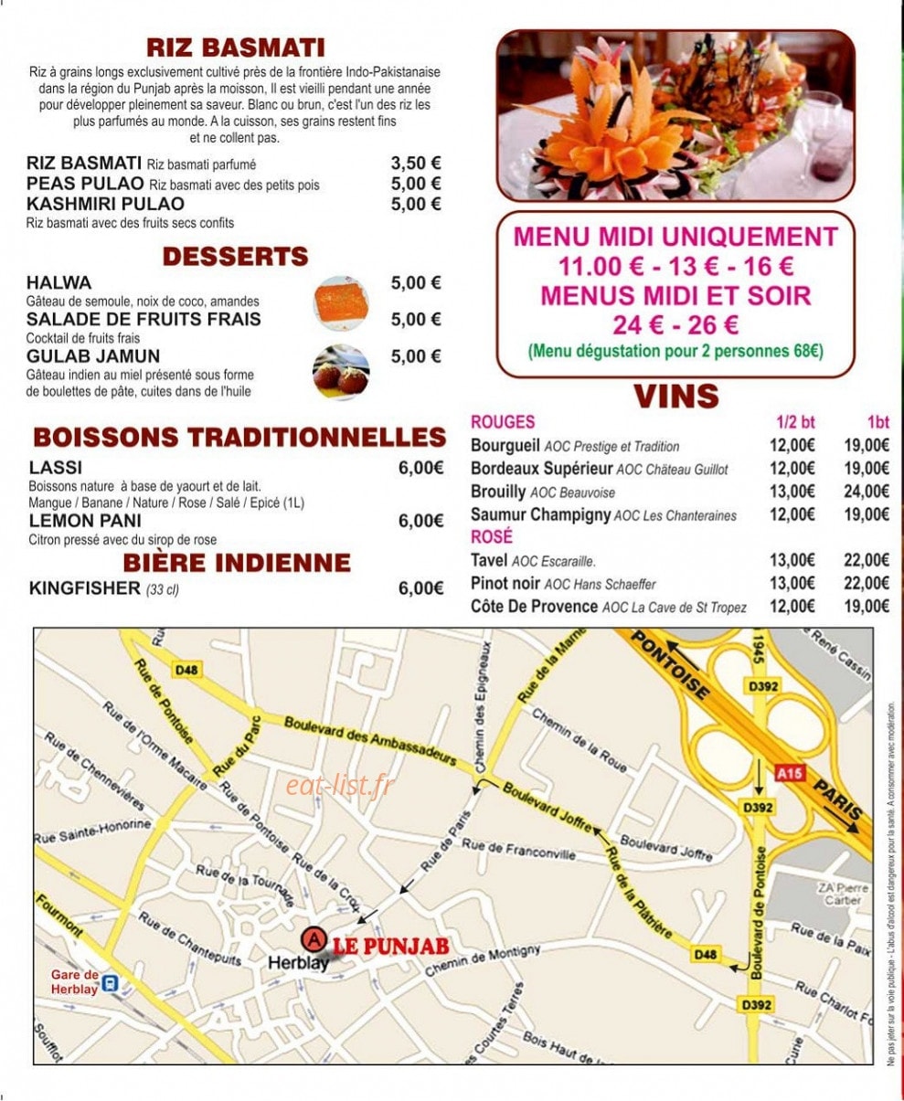 Le Punjab — carte page 4