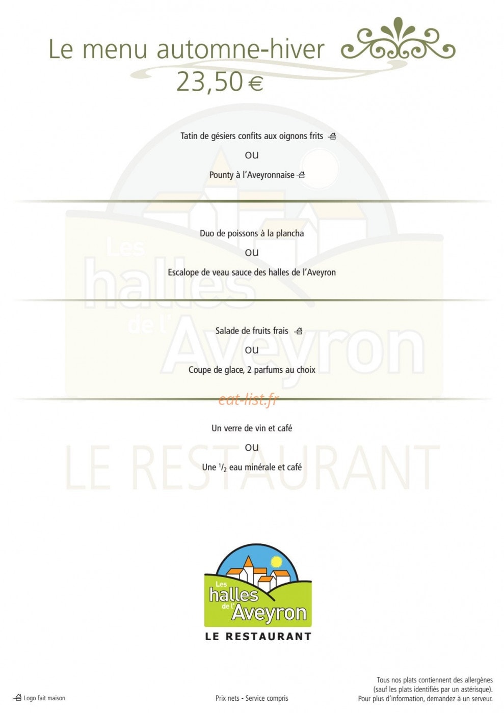 Les Halles de l'Aveyron — carte page 4