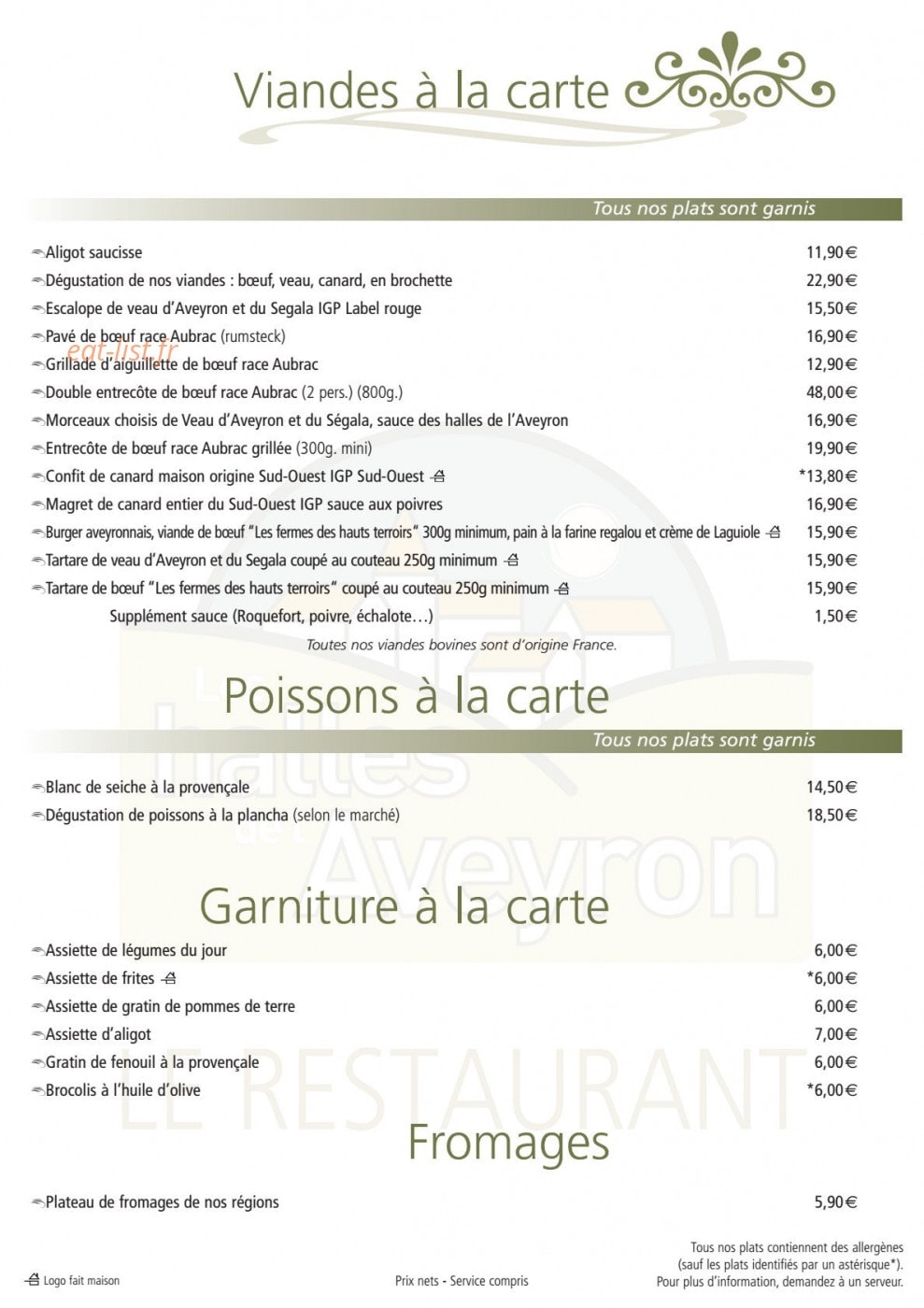 Les Halles de l'Aveyron — carte page 3