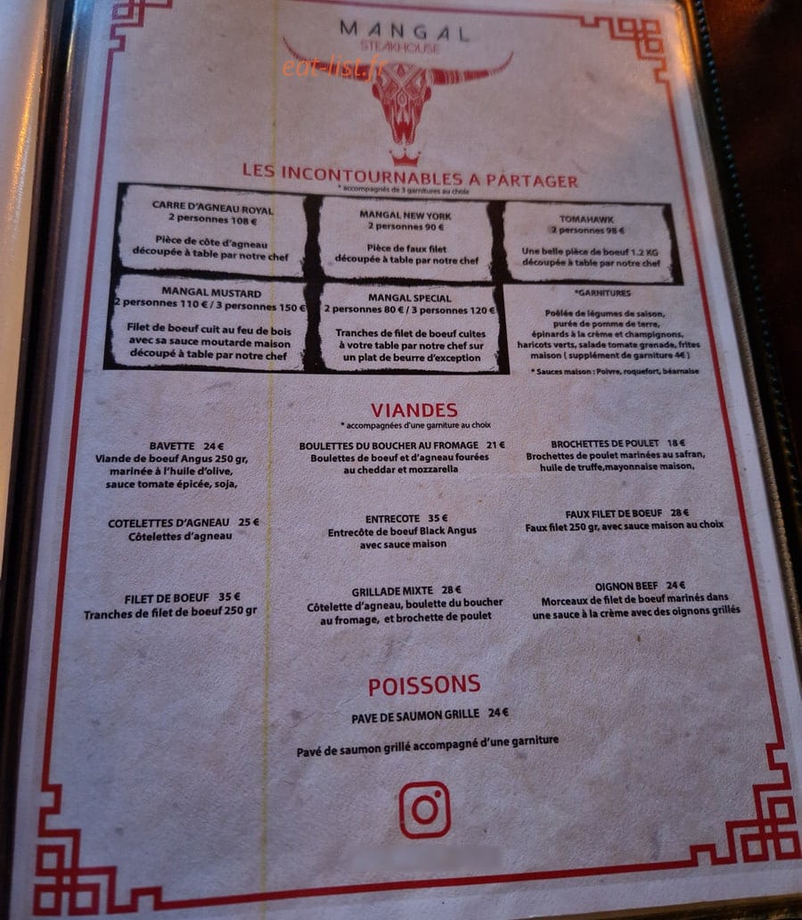 Mangal — carte page 1