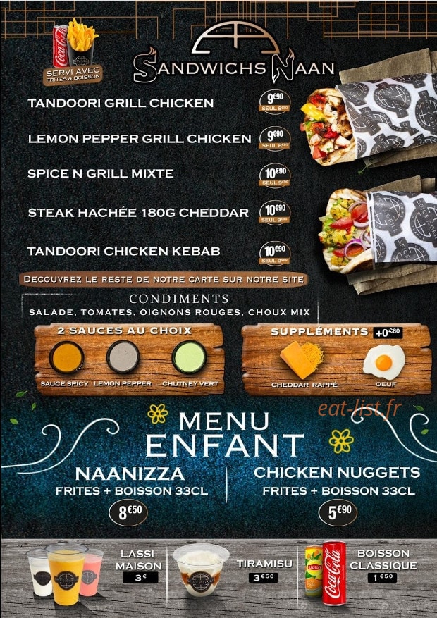 Spice'n'Grill — carte page 3