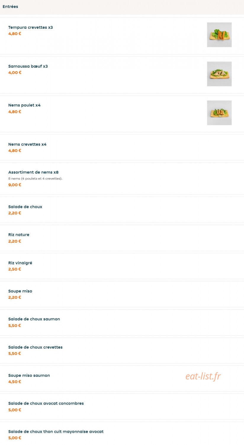 Sushi & Wok — carte page 15