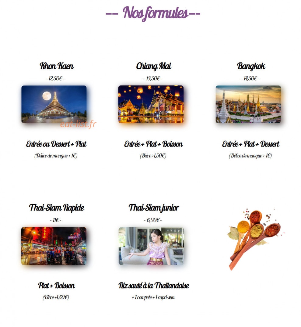 Thai-Siam — carte page 1