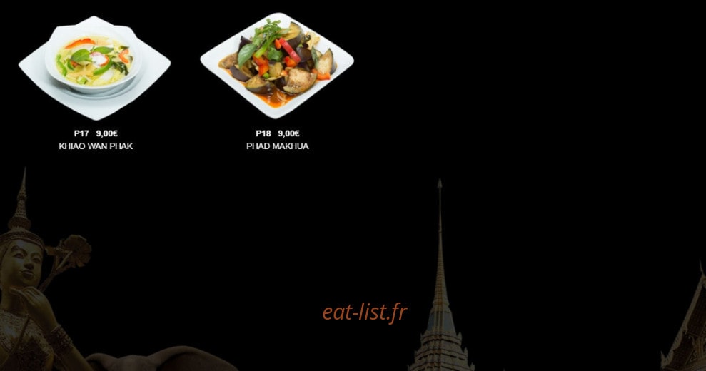 Bistrot Thaï — carte page 9