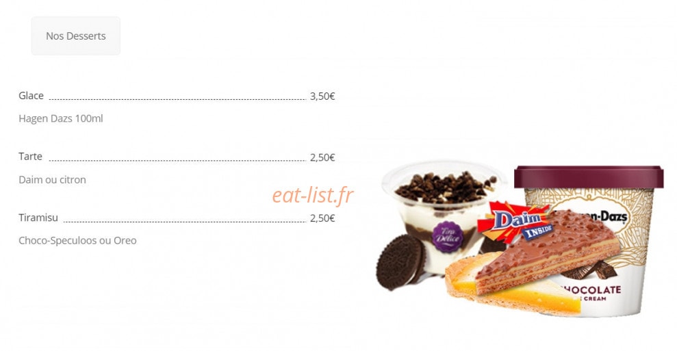 Crêperie des Courses — carte page 8