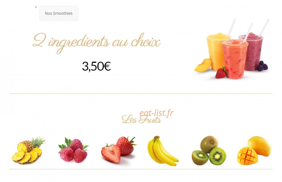 Crêperie des Courses — carte page 7