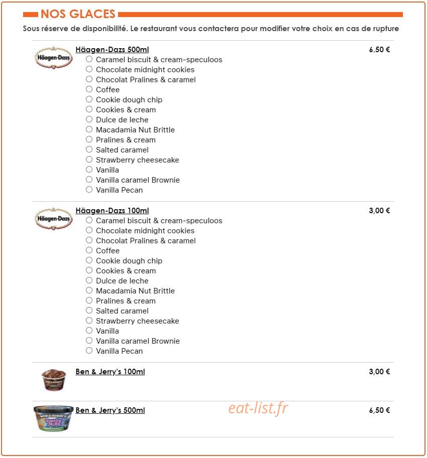 Pizza des courses — carte page 7