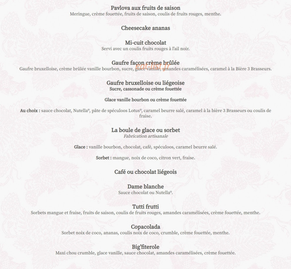 3 Brasseurs — carte page 13