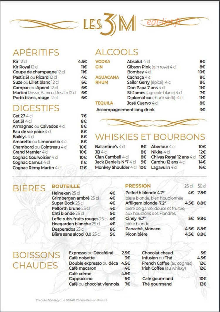Les 3M — carte page 8