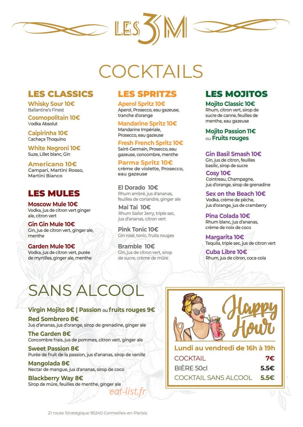Les 3M — carte page 7