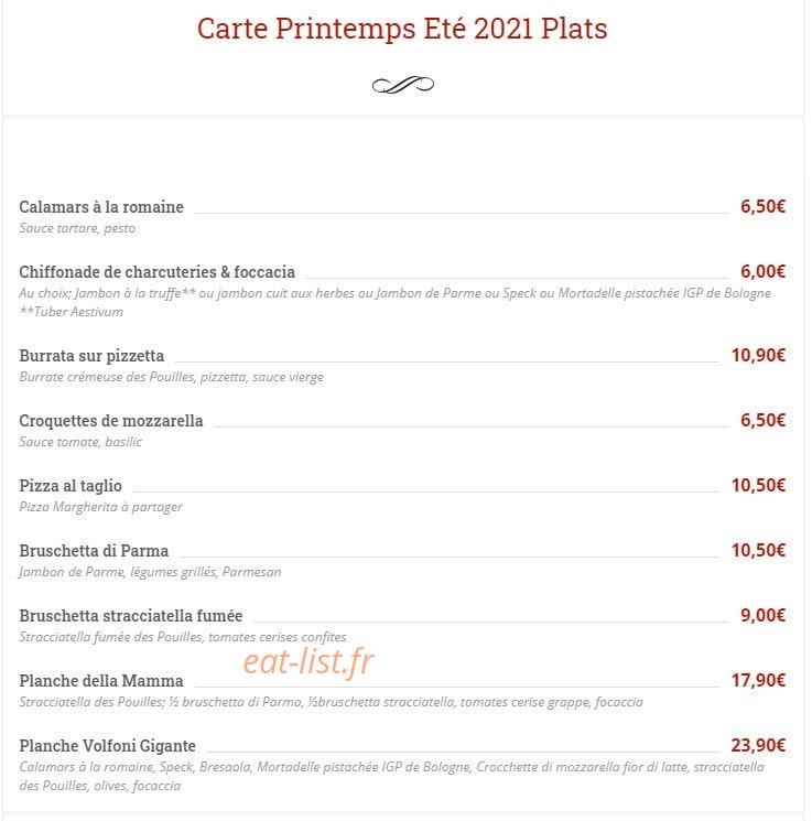 Volfoni — carte page 1