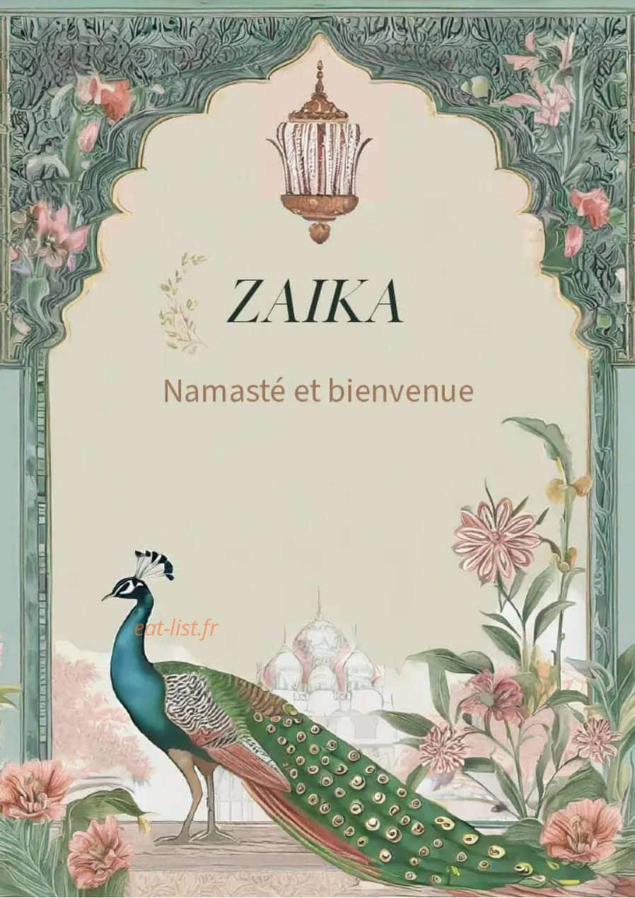 Zaika — carte page 1