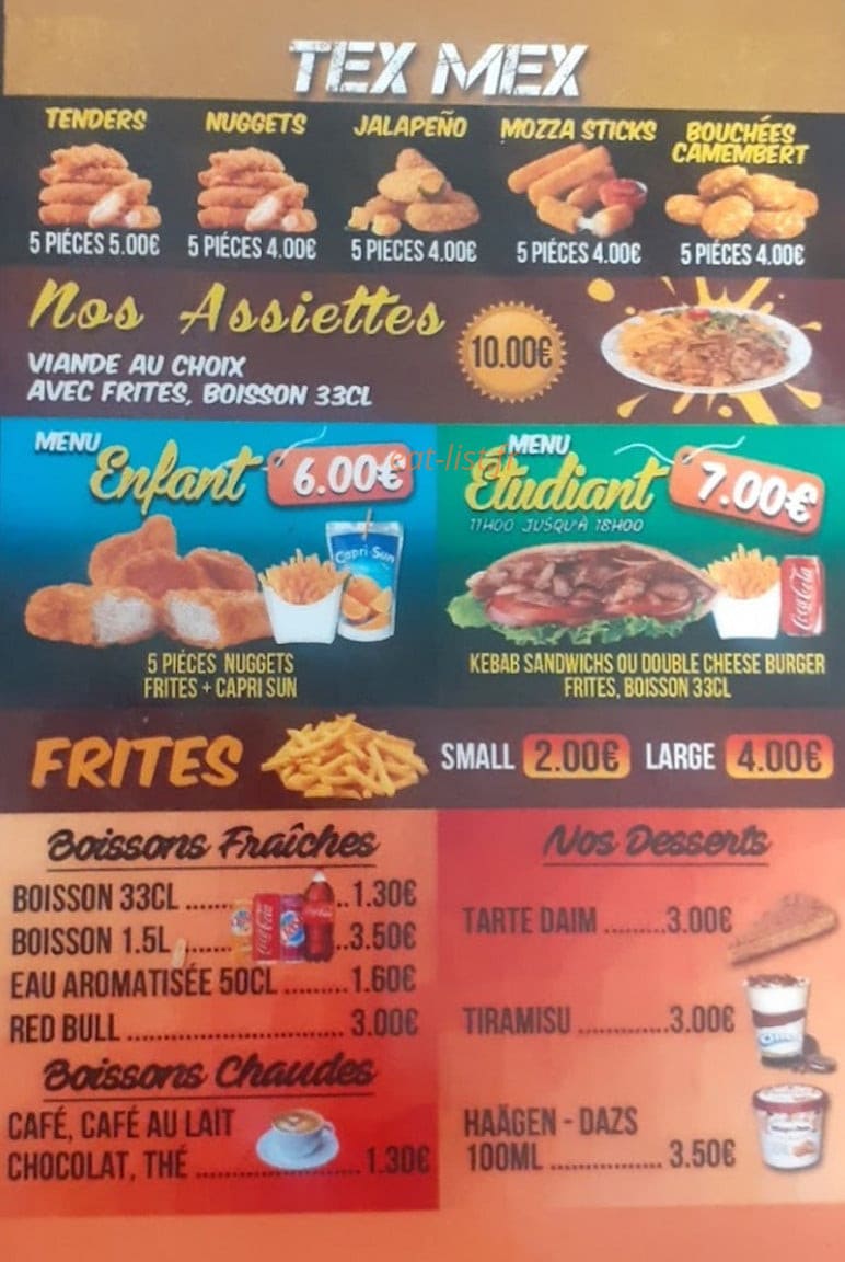 Aga Burger — carte page 6