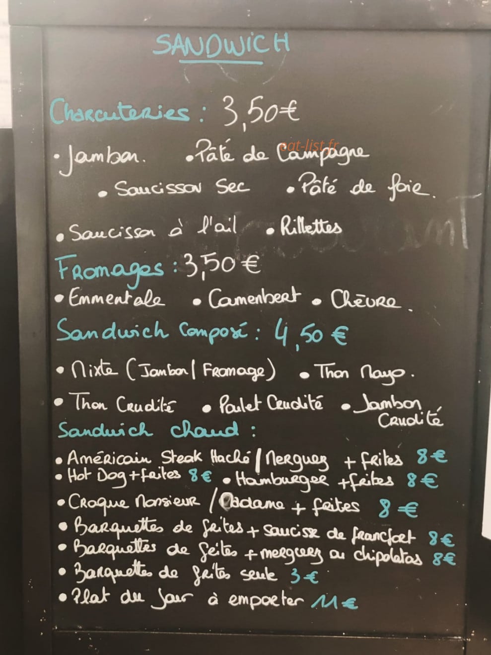 Le Balto — carte page 1