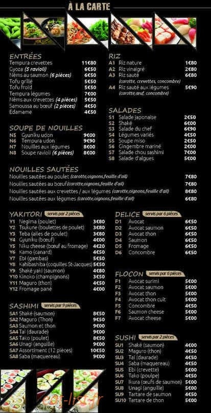 Miso — carte page 1