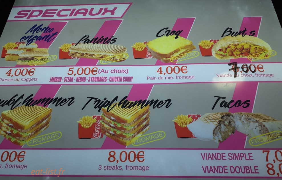 Top sandwich — carte page 2