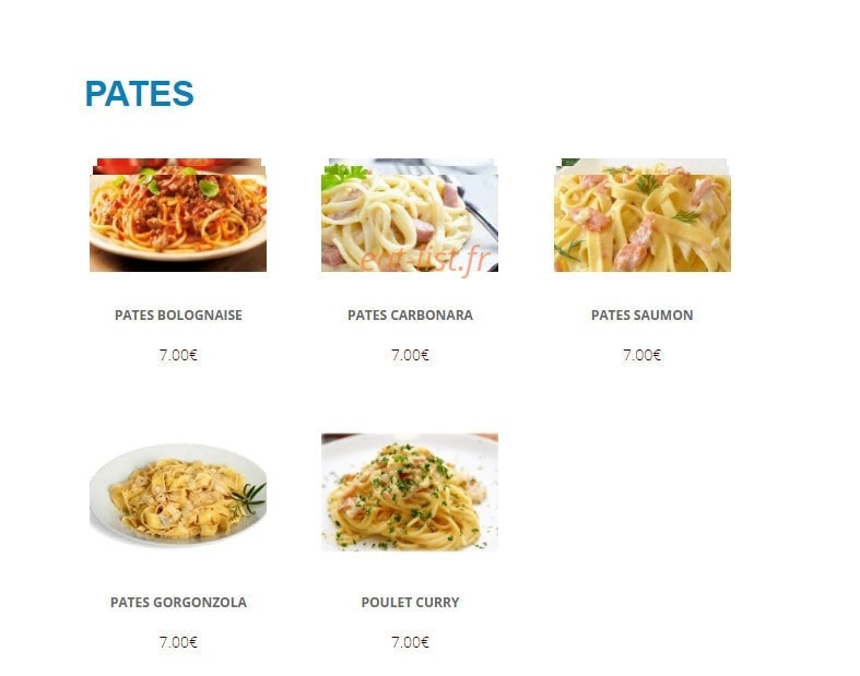 Alliance Pizza — carte page 4