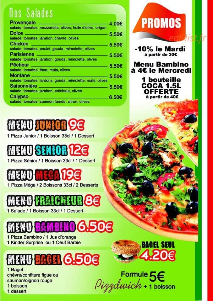 Dolce Pizza — carte page 3