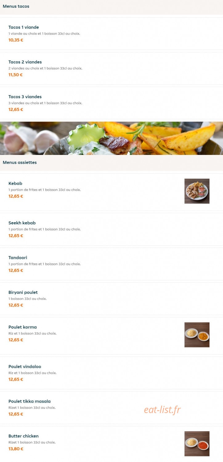 Gogo Pizza — carte page 4