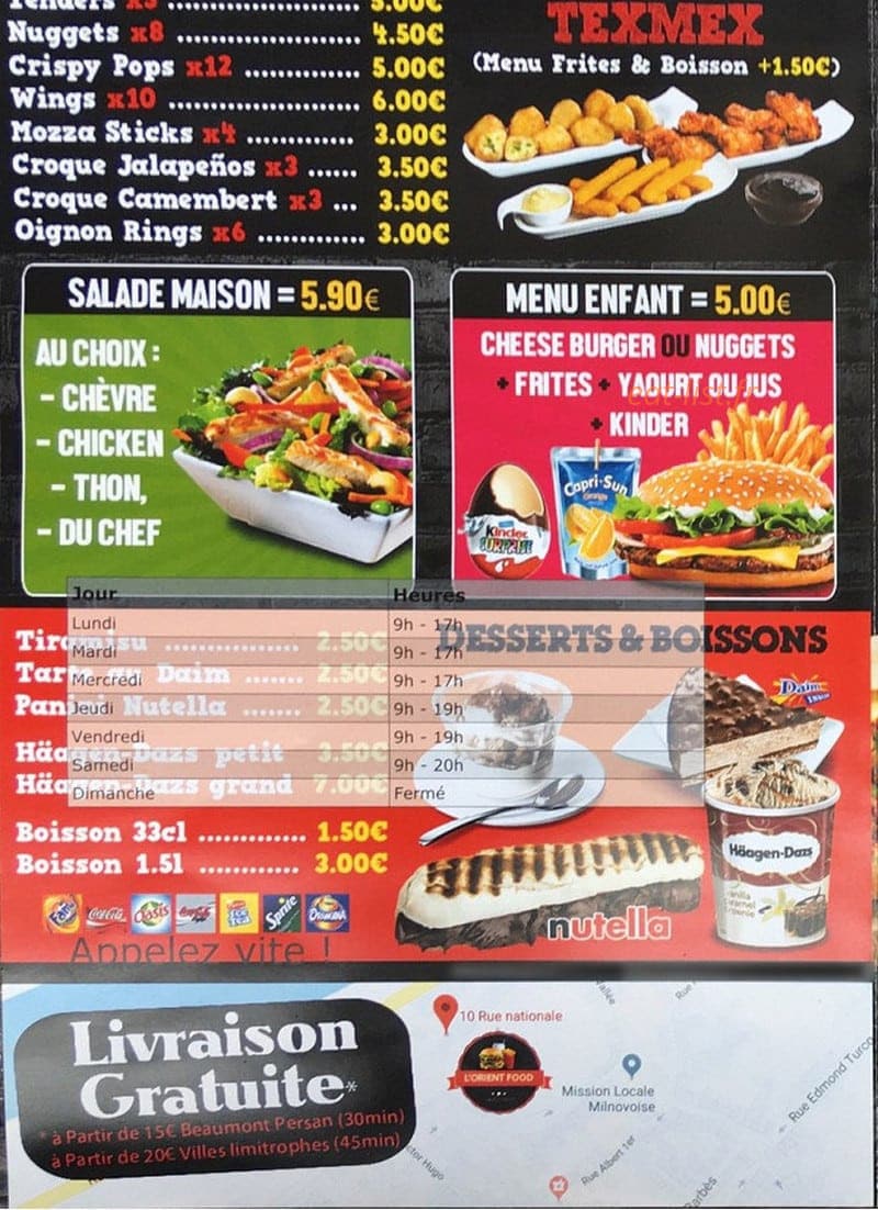 Lorient Food — carte page 4