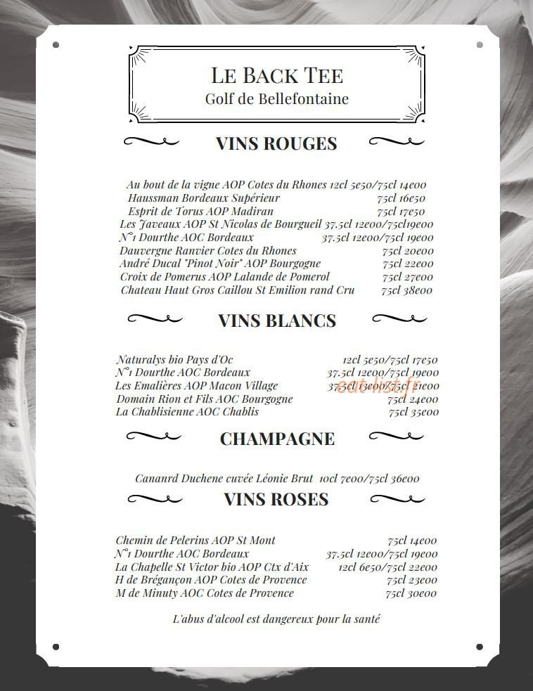Le Back Tee — carte page 3