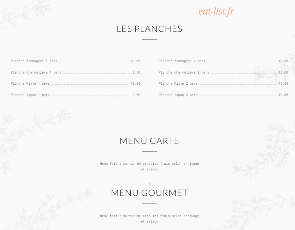 Cottage Trianon — carte page 5